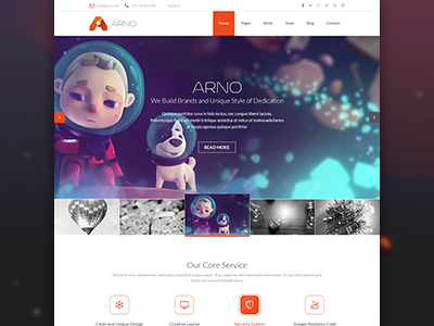 Arno Web Design Template