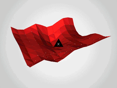 Triangle colombia dribbble graphic motion rafatoon shapes triangle