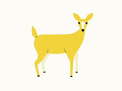 Doe, a Deer deer illustration wildlife