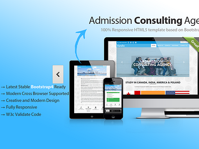 Responsive Educational HTML Template design web deisgn website design