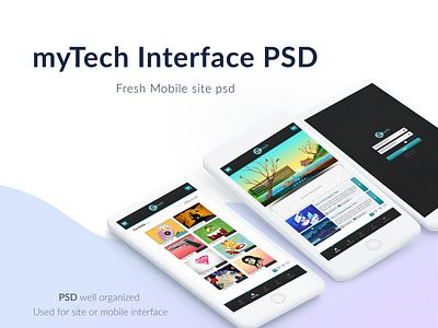 MyTech Interface PSD design grapgic design interaction design psd psd design typography ui ui ux design ux ux design