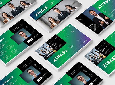 XTRASS - BUSINESS PRESENTATION TEMPLATE branding business design graphic design illustration keynote presentation template typography ui ux