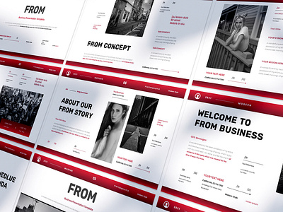 FROM - BUSINESS PRESENTATION TEMPLATE