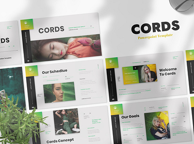 CORDS - BUSINESS PRESENTATION TEMPLATE branding business design graphic design illustration keynote presentation ui