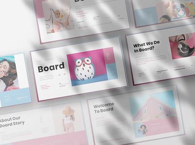 BOARD - BUSINESS PRESENTATION TEMPLATE branding business design graphic design illustration keynote presentation ui