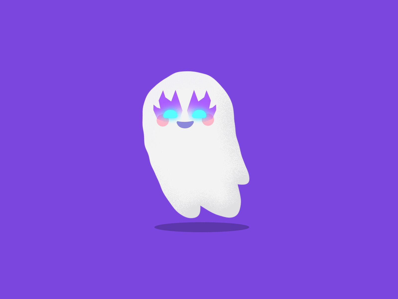 Little ghost aftereffects animation characer design flat gif illustration motion motion graphics vector