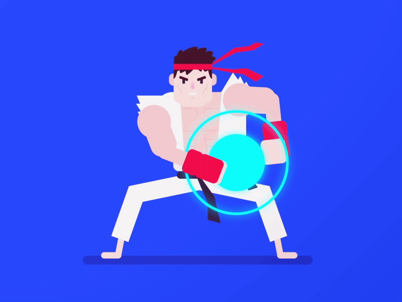 ryu hadouken wallpaper