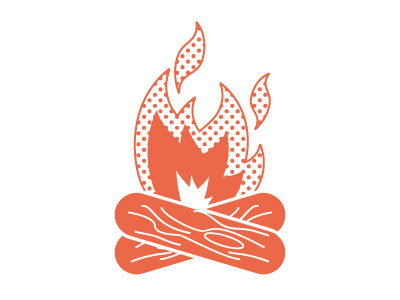 Hot Tip fire graphic illustration