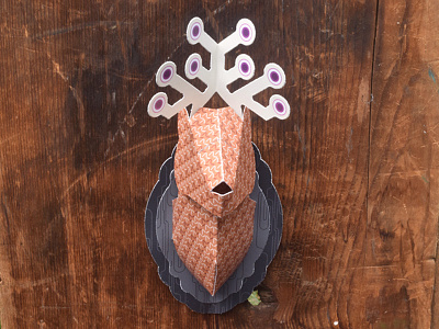 Night Vale Deer deer head mounted head night vale paper engineering pop up welcome to night vale