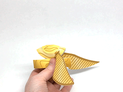 Golden Snitch golden snitch harry potter paper engineering pop up