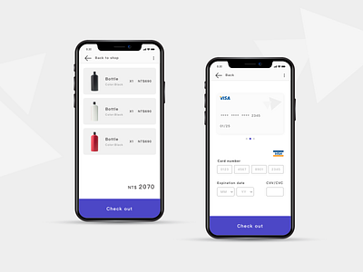 DailyUI 02 - Credit Card Checkout dailyui design