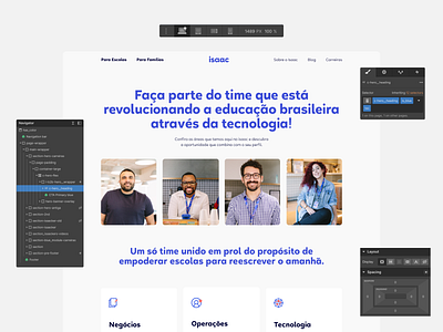 Isaac - Webflow project