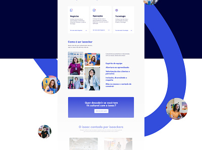 Isaac - New Website blue education isaac responsive site startup web webflow website
