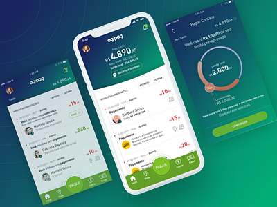 Agipag agipag agiplan app bank design fintech hmdesign internet banking ui ux