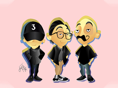 Far East Movement design illustration vector