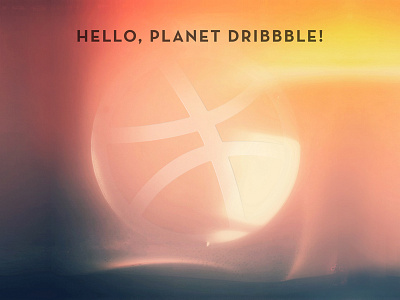 Hellodribbble debut planet thanks