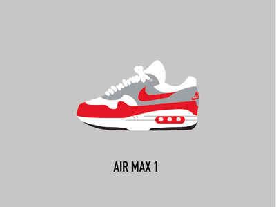 Airmax1 airmax airmax1 airmaxday art classic daily art design icon illustration logo minimal nike vector