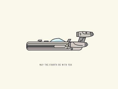 May The Force art classic daily art design flat icon illustration minimal starwars vector