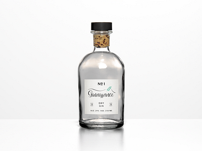 Ginaissance Gin Branding alcohol bottle brand branding concept gin