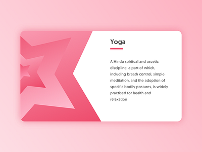 Yoga card ui yoga