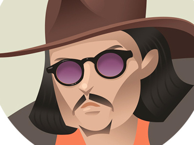 Depp2 celebrity cool hipster illustration jonny depp