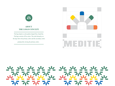 MEDITIE Tie-Dye Kit branding design logo logodesign logotype vector