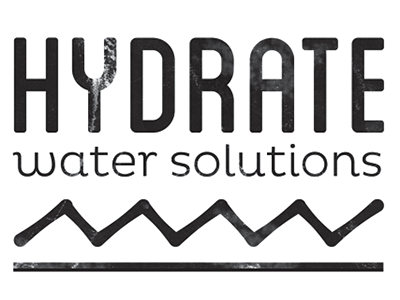 Hydrate - Water Solutions Logo WIP concept logo water