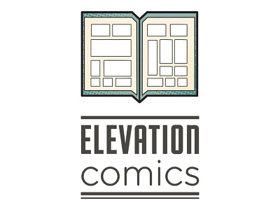 Elevation Comics Logo books bookstore comics elevation comics logo logo comp