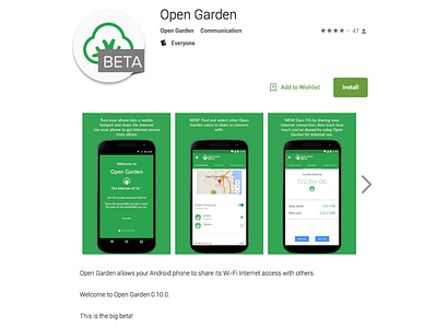 Open Garden Android App android interaction design ixd mobile product design ux