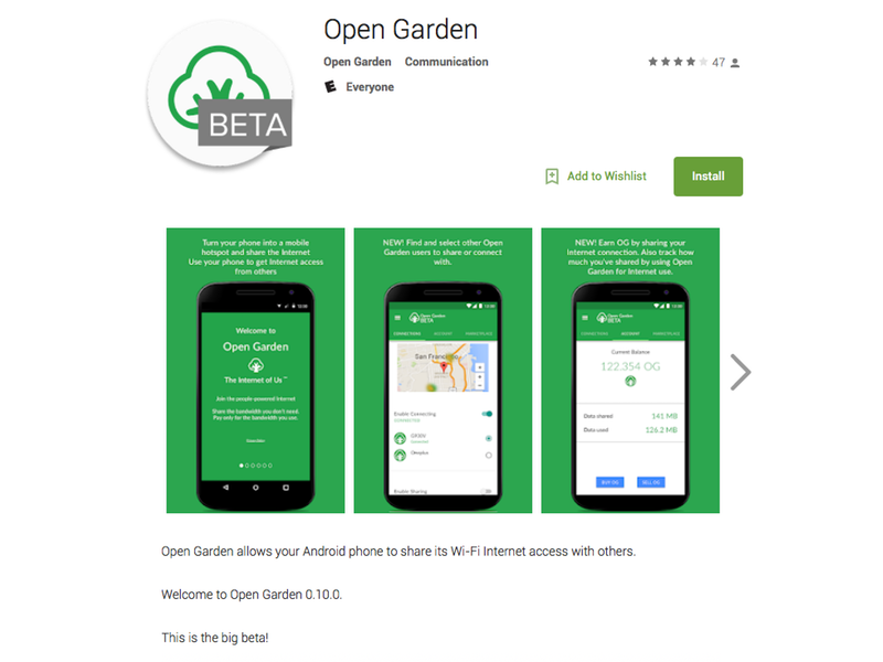 Open Garden Android App ixd android product design interaction design mobile ux