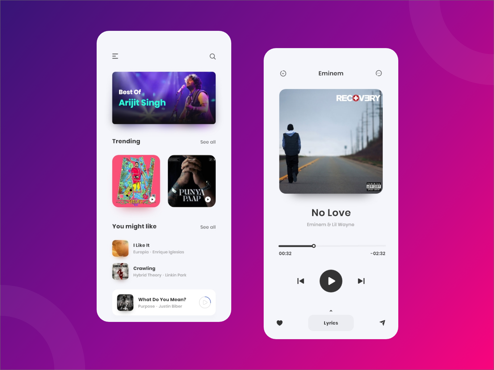 Music Player App by Mitul Chauhan on Dribbble