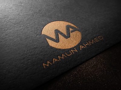 Mamun Ahmed 2 branding design flat icon identity illustration illustrator lettering logo minimal vector