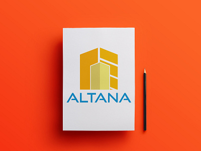 Altana branding clean design flat icon identity illustration illustrator lettering logo minimal typography vector