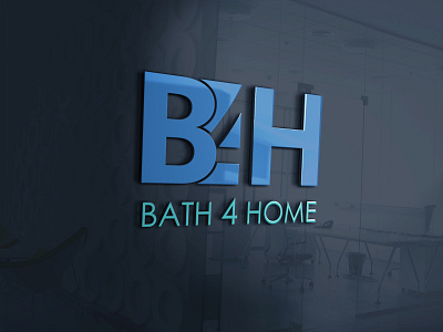 B4H Logo Design branding clean design flat icon identity illustration illustrator lettering logo minimal typography vector