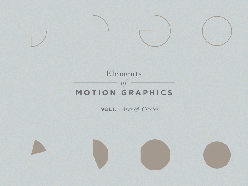Elements of Motion Graphics: Volume 1