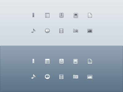 Drops Sidebar Icons