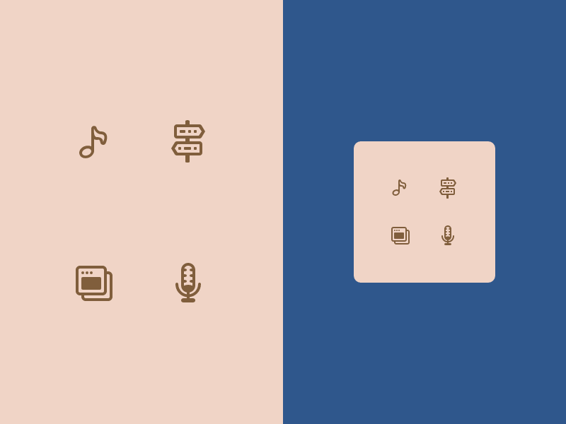 Treasure Chest Icons: Vol II apps guidepost microphone music web animations
