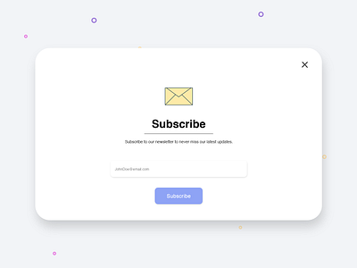 DailyUI   026  Subscribe