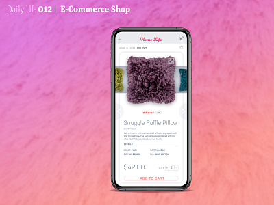 Daily UI 012 | E-Commerce Shop