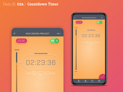 Daily UI 014 | Countdown Timer 014 countdown countdown timer daily 100 challenge daily ui dailyui dailyuichallenge mobile mobile design mobile ui