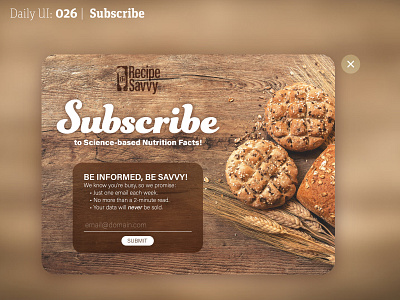Daily UI 026 | Subscribe