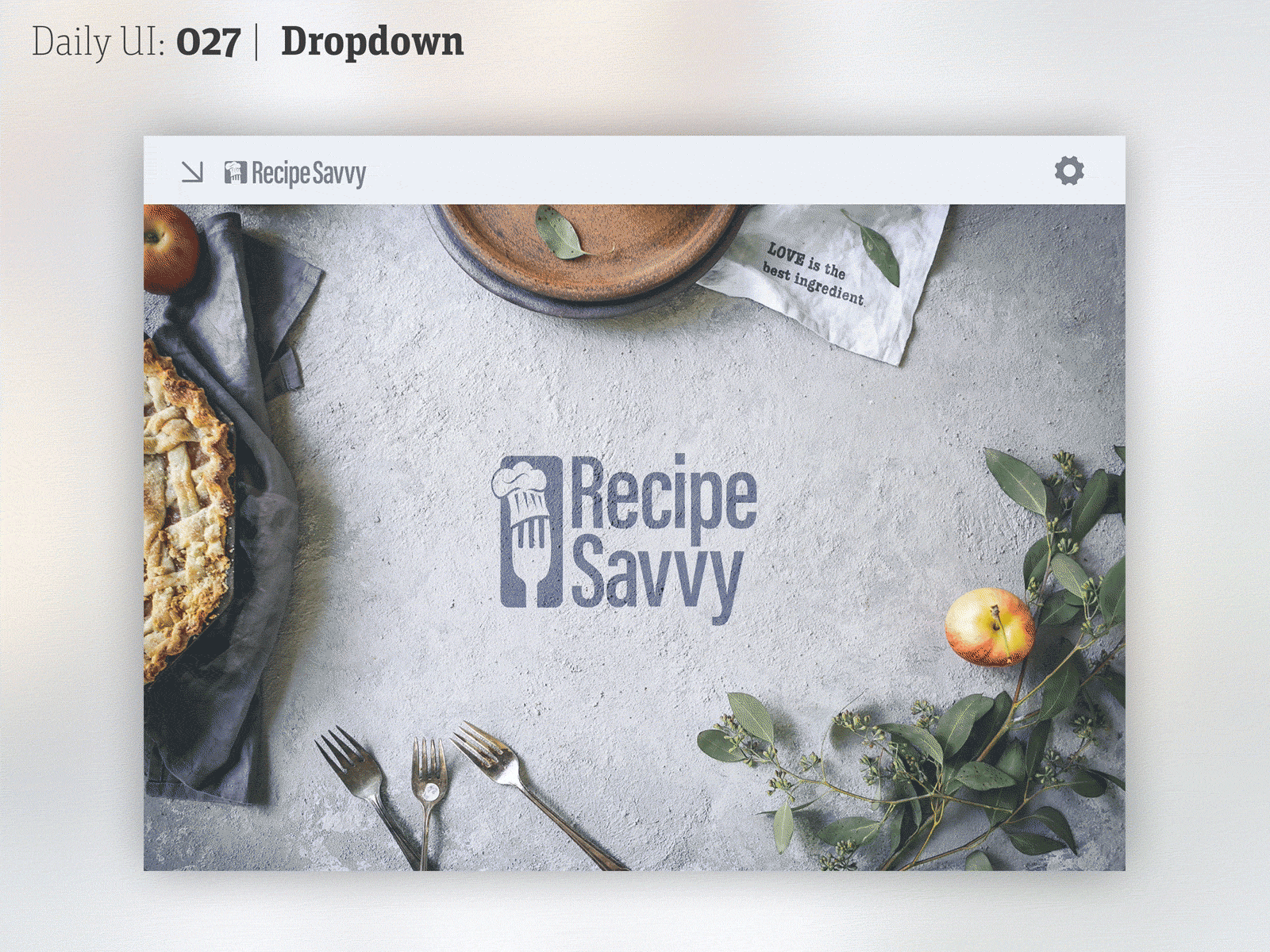 Daily UI 027 | Dropdown