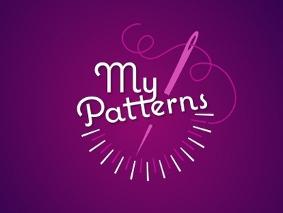 My Patterns App Logo thread logo patterns sewing