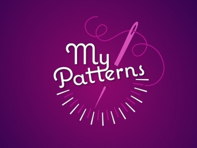 My Patterns App Logo logo patterns sewing thread