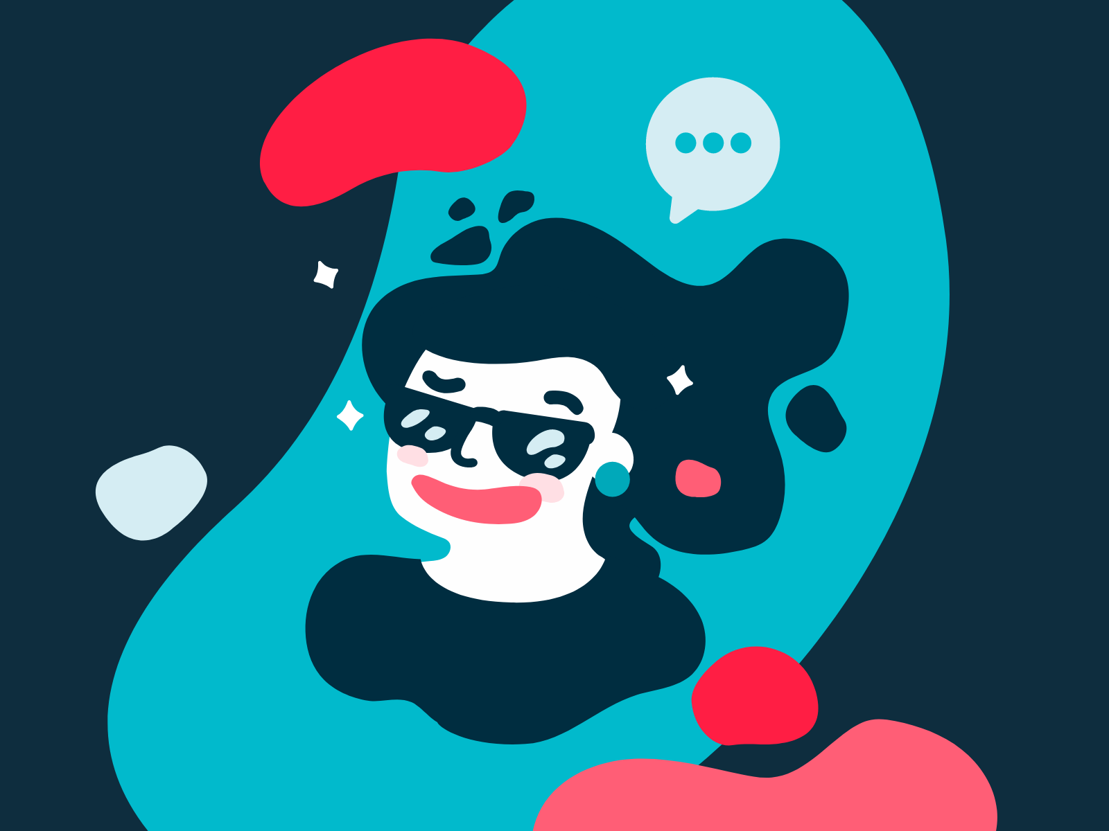 Blob Illustration by Valeria Garcia on Dribbble