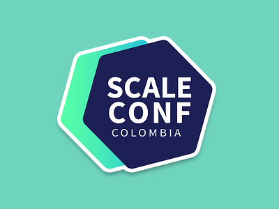 ScaleConf Sticker branding concept conference conference logo design event logodesign marketing software software conference sticker tech conference