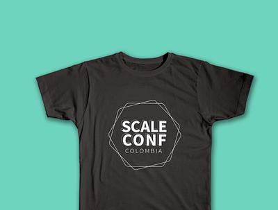 ScaleConf Colombia Shirt brand brand identity branding concept design identity logo logo shirt logodesign t shirt t shirt design tshirt vector visual design