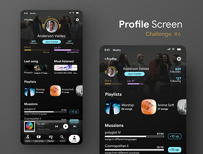 Daily UI #6: Profile Screen 006 account app dailyui design figma minimal profile ui uidesign userexperience userinterface ux uxdesign