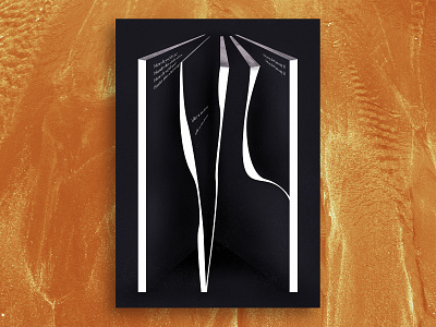 Typography Poster asymmetrical blackandwhite design distorted flat font graphic design ivy minimal optical illusion poster poster design song type typography