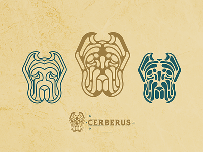 Cerberus Bar Logo Design bar brand identity branding dog flat icon lineart logo logo grid logo process logodesign symbol type typography wordmark